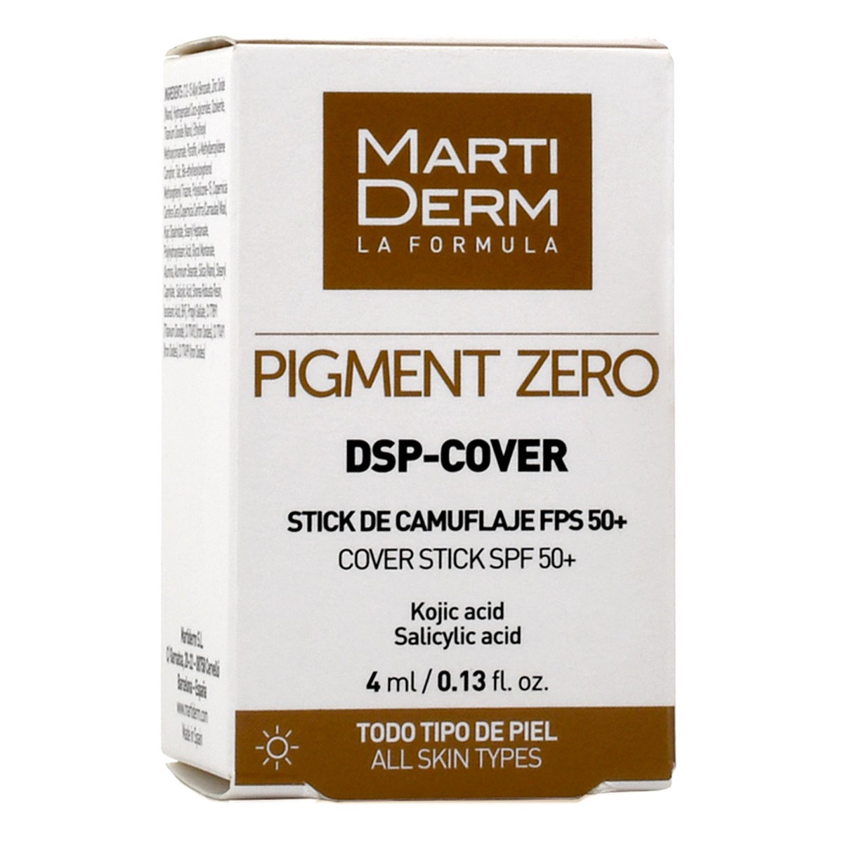 Imagen de MartiDerm Pigment Zero DSP Cover Stick FPS 50+